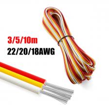 3-жильный соединительный кабель для светодиодной ленты 3-контактный удлинительный провод для светодиодной ленты Dream Color для WS2812B WS2811 Dream Color SM JST Connector