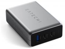 Сетевое зарядное устройство Satechi 100W USB-C PD Compact GaN Charger, серый