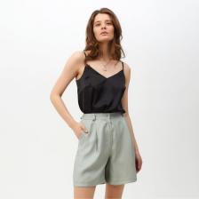 Шорты женские MINAKU: Enjoy, оливковые, размер 48