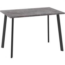 Стол Уно, нераздвижной 110х70, ДЫМЧАТАЯ КЕРАМИКА/ЧЕРНЫЙ МАМАДОМА UNO 102295