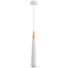 Подвесной светильник Lumion Eoliana 8352/1C белый/бежевый, металл/дерево/цемент GU10 LED 5W 220V
