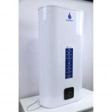 Электрический водонагреватель накопительного типа Сармат серии FPS предназначен для обеспечения горячей водой бытовых и промышленных объектов, имеющих магистраль холодного водоснабжения с необходимыми параметрами. Водонагреватель разработан для эксплуатации в закрытых отапливаемых помещениях и не предназначен для работы в непрерывно-проточном режиме. Водонагреватель имеет плоский компактный корпус, внутри которого находятся два нержавеющих бака с двумя переливами. Такая конструкция позволяет исключить смешивание максимально нагретой воды в левом баке с поступающей в правый бак холодной водой, что повышает эффективность его использования. Тип: электрический с двумя баками; Материал бака: нержавеющая сталь; Материал корпуса: пластик со стальными крышками, покрытыми эмалью. Мах температура нагрева воды:75°С; Размер магниевого анода:18*100; Тип тэна:сухой; Индикатор температуры. Устройство защитного отключения; Емкость бака:100 л; Тип установки: универсальная; Толщина стенки бака:0,9 мм.