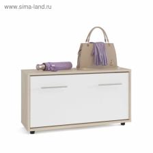 Обувница закрытая «СОКОЛ. ТП-3», 900x287x482 мм, цвет дуб сонома/белый