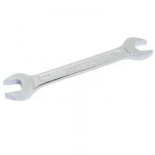 Рожковые гаечные ключи Ключ гаечный рожковый двусторонний Hortz 7811-0473 102232, 16х17, хромирование