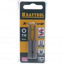 Торсионные кованые биты KRAFTOOL EXPERT 26125-10-50-2