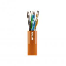 Кабель витая пара NTSS U/UTP 5e 4 пары одножильный 24AWG медь 305м внутренний нг(А)-HF (LSZH) оранжевый NTSS-IN-UTP4-5е-LSZH-OR