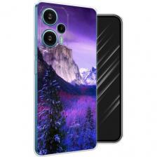 Силиконовый чехол на Xiaomi Poco F5 / Поко Ф5 с принтом Лес 20