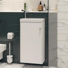 Тумба под раковину без столешницы Velvex Klaufs 40.1D белая