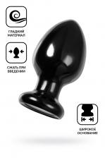 Анальная втулка TOYFA POPO Pleasure Cetus ?, PVC, черная, 11,5 см, ? 6,2 см