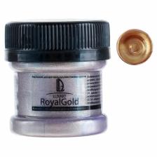 Краска акриловая 25 мл, LUXART Royal gold, с высоким содержанием металлизированного пигмента, золото жемчужное