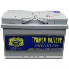 Аккумулятор TYUMEN BATTERY PREMIUM 6СТ-77L 670А п.п., полярность прямая