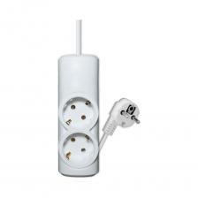 Удлинитель сетевой PROGIX позволит подключить кухонный блендер, чайник, электронагреватель, микроволновку, кухонную технику, стиральную машину, мультиварку, фен, выпрямитель для волос, зарядку для телефона и прочие мелкие бытовые приборы.Шнур и вилка с заземлением подходят для дома, офисных, социальных, образовательных и коммерческих учреждений. Колодка для удлинителя выполнена из качественного пластика. Вилка изготовлена из нескользкого пластика специальной формы для удобства подключения и выключения из электрической розетки.