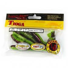 Мягкие приманки Lucky John Pro Series TIOGA 3.9in (10.00см) T44 5шт.