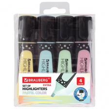 Набор фломастеров BRAUBERG Текстовыделители EXTRA PASTEL