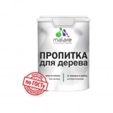 Пропитка для дерева Malare — это специализированный лакокрасочный материал на акриловой основе, который объединяет в себе лучшие свойства лака и пропитки, но в то же время не перекрывает текстуру древесины. Пропитка Malare полупрозрачная, а это значит, что она не закрывает натуральный рисунок дерева, а подчёркивает его и делает более контрастным и фактурным. Преимущества пропитки Malare: — Используется для декорирования деревянных изделий; — Обладает противогрибковым, противомикробным и водоотталкивающим эффектом; — Выделяет текстуру дерева; — Повышенная устойчивость к УФ-излучению; — Не содержит растворителей, на водной основе; Технические данные: Норма расхода: расход на один слой: до 8м2/л — зависит от типа древесины. Плотность: 1,03 гр/см3. Инструмент: кисть, валик, краскораспылитель. Время высыхания: при температуре 25±2 °C и относительной влажности 50±5 %: 60 минут – на отлипание, для нанесения следующего слоя — 2 часа. Блеск: полуматовый. Стойкость к истиранию: 1 класс стойкости к истиранию по стандарту ISO 11998 / DIN EN 13 300.