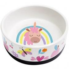 Миска Triol керамическая Единорог, Триол 0,45 мл