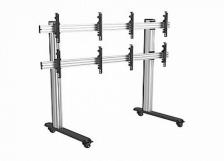 Wize Мобильная стойка Pro VWM2X2-55 (для дисплеев 45-55")