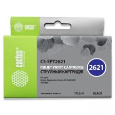 Cactus Картридж струйный черный для Epson Expression Home XP-600/605/700/800 (14мл) [CS-EPT2621]
