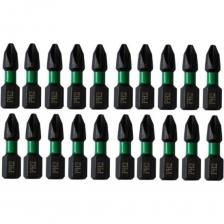 Бита PH2 25 мм 1/4" (крестообразная, размер 2, шестигранный хвостовик) – универсальное решение для работы с саморезами и шурупами. Совместима с шуруповёртами и ручными отвертками. Применение: Строительство: монтаж гипсокартона, OSB, деревянных каркасов, кровельных саморезов. Мебельная сборка: установка корпусной мебели, фурнитуры, направляющих. Авторемонт: крепление пластиковых панелей, элементов кузова. Электротехника: сборка щитов, монтаж розеток, ремонт бытовой техники.