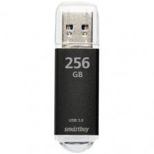 Флешка SmartBuy V-Cut USB 2.0 256 ГБ, черный