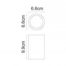 Стакан для зубных щеток WasserKRAFT Havel (K-7428) белый