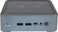 Настольный компьютер Hiper I5124R8N2NSG Nettop Hiper ED20 i5 12400P/8Gb/SSD256Gb Iris Xe/noOS/black