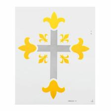 Термонаклейка «Крест», набор 10 шт.