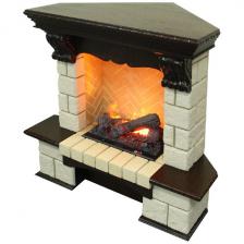 Каминокомплект Dimplex Pierre Luxe Шампань угл. с очагом Cassette 400 темный дуб (64904692)