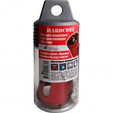 Алмазная коронка по керамограниту и мрамору Коронка алмазная по керамограниту и мрамору с направляющим сверлом 38 мм Hardcore 154038