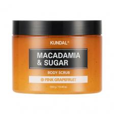 KUNDAL Скраб для тела Розовый грейпфрут Macadamia & Sugar Body Scrub 550