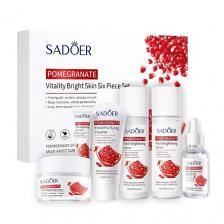 Набор средств для лица SADOER Набор для ухода за кожей лица с экстрактом граната