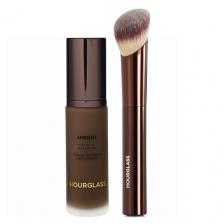 Набор средств для лица HOURGLASS Набор для лица Тональная основа Soft Glow + Кисть