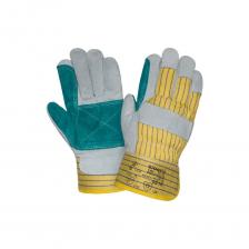 Перчатки ГК Спецобъединение ДОКЕР ЗИМА 0210 спилок, х/б, искуственный мех, усиленный наладонник Пер 257