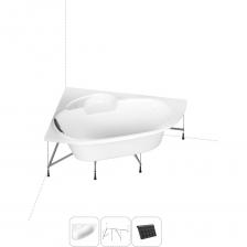 Угловая акриловая ванна Lavinia Boho Bell Pro S1-370215PL