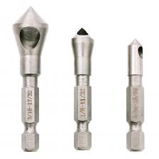 3 шт., набор зенкеров под углом 90 ° STONEGO для удаления заусенцев, нарезания и снятия фаски в дереве, мягком металле и пластике