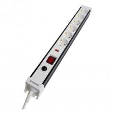 Сетевой фильтр STEKKER серии Techno HM 50151 предлагает надежное решение для подключения электрооборудования в вашем доме или офисе. Он оснащен шестью розетками, что позволяет подключать сразу несколько устройств, обеспечивая удобство и экономию пространства. Длина кабеля составляет 3 метра, что дает свободу в размещении фильтра в помещении. Наличие заземления повышает безопасность эксплуатации, а встроенный выключатель на корпусе позволяет легко отключать питание всех подключенных устройств. Сетевой фильтр рассчитан на максимальную нагрузку до 3500 Вт и номинальный ток 16 А, что делает его подходящим для большинства бытовых приборов. Степень защиты IP20 обеспечивает базовую защиту от пыли и случайных прикосновений. Белый цвет корпуса и провода гармонично впишется в любой интерьер.