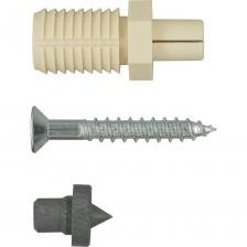 Комплект PLM предназначен для установки в стальной пустотелый профиль. Благодаря короткому распорному элементу дюбеля, комплект может использоваться с узким стальным профилем.Одним из главных преимуществ данного крепежа является его геометрическая конструкция, которая эффективно поглощает вибрации и предотвращает скрип лестничных ступеней во время эксплуатации.Небольшая распорная зона дюбеля PLM позволяет производить монтаж в узкий металлический профиль.После монтажа узел крепления остается практически незаметным, что позволяет сохранить эстетический вид лицевой поверхности ступеней. Это особенно важно для открытых конструкций лестничных маршей, где внешний вид играет значительную роль.Установка крепежа станет простой и быстрой задачей, что значительно сэкономит ваше время и усилия.