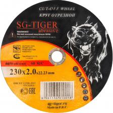 Отрезной круг по металлу Круг отрезной по металлу (230х2.0х22.2 мм) TIGER ABRASIVE 00-00000029