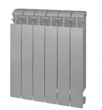 Global Style Plus 500 03 cекции БиМеталлический секционный радиатор серый (глобал)