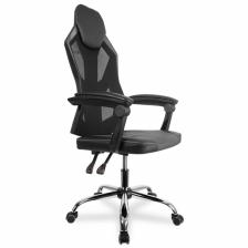Игровое кресло College CLG-802 LXH Black, сетка/экокожа, цвет черный