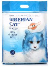 Наполнитель Сибирская Кошка Элитный впитывающий силикагель без запаха 7,2кг 16 л