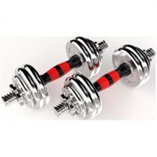 Набор гантелей Unix Fit, в кейсе, 15 кг