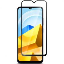 Защитное стекло Glass Pro для Poco M5 Full Glue Черное