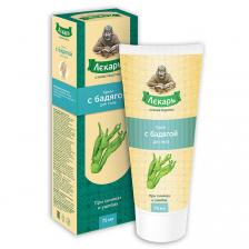 Лекарь крем для тела при синяках ушибах бадяга 75мл