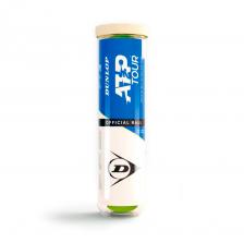 Мяч теннисный, уп.4шт, одобр. ITF, нат.резина,фетр Dunlop ATP Official Tour Premium 4B 601599