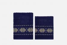Набор полотенец Luxury, winter night, 70х140, 50х90 2 шт COMFORT LIFE