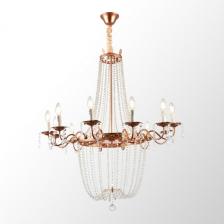 Подвесная хрустальная люстра Lussole Rains LSP-6003 подсвечник