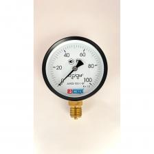 Для измерения давления газообразных и жидких, не сильно вязких и не кристаллизирующихся сред, не агрессивных по отношению к медным сплавам (вода, пар, газ, масло, керосин, бензин, дизельное топливо). Измерительный механизм и штуцер - из латуни ЛС59. Корпус - окрашенная сталь. Приборное стекло. Межповерочный интервал 2 года. Возможность настройки при проведении периодической поверки