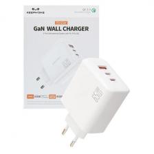 Сетевое зарядное устройство Keephone для iPhone 15 Pro Max USB Type-C 65W White (2039321507743)
