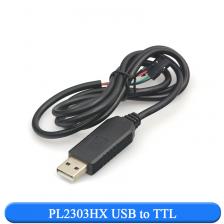Smart Electronics PL2303 PL2303HX Кабельный модуль USB-UART TTL 4P 4-контактный преобразователь RS232 Поддержка последовательной линии Linux Mac Win7